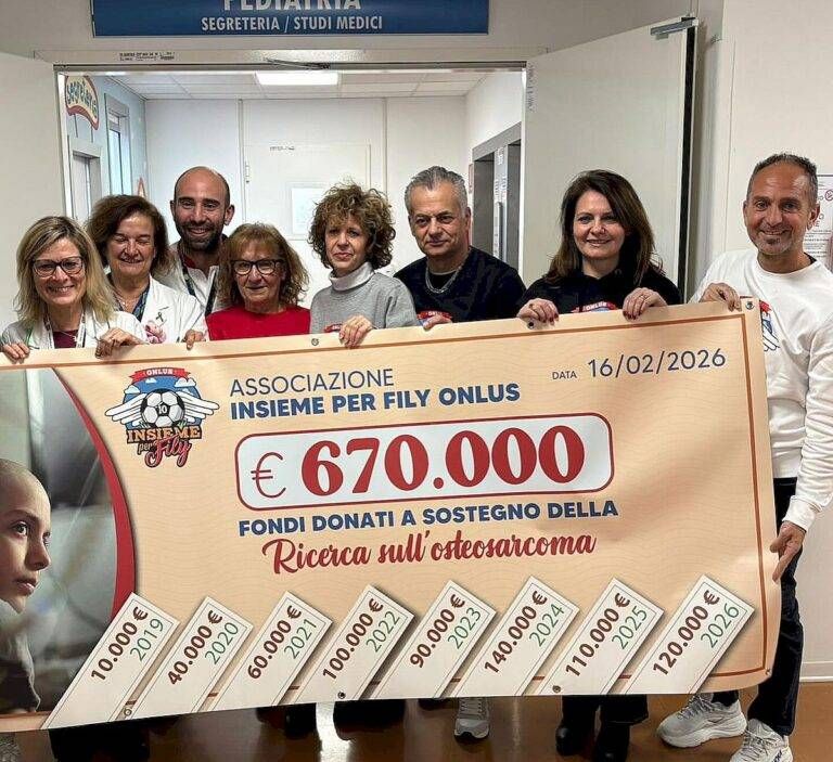 Misinto, nel ricordo di Filippo, in 8 anni 670mila euro donati alla ricerca contro l’osteosarcoma Misinto Insieme per Fily