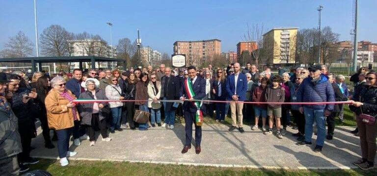 Bollate inaugurato Parco sportivo