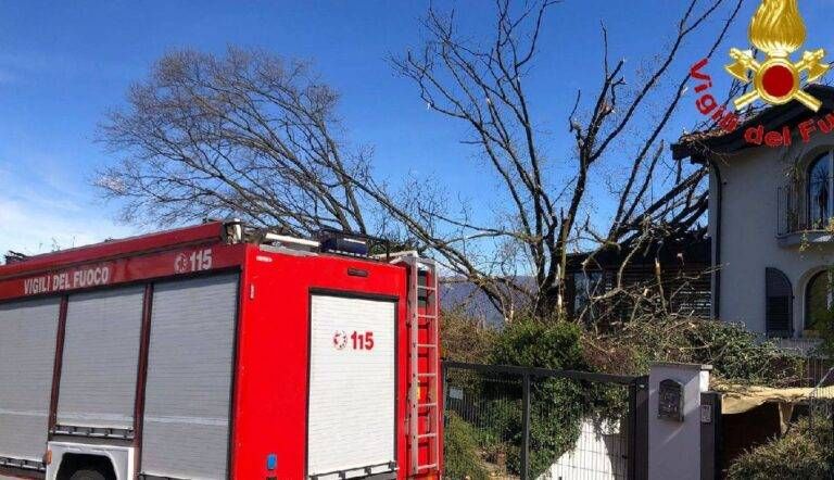 vento interventi vigili del fuoco