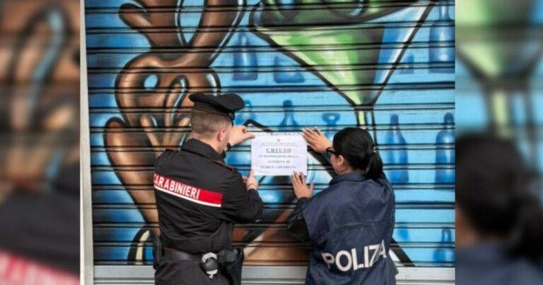 Saronno locale chiuso rissa