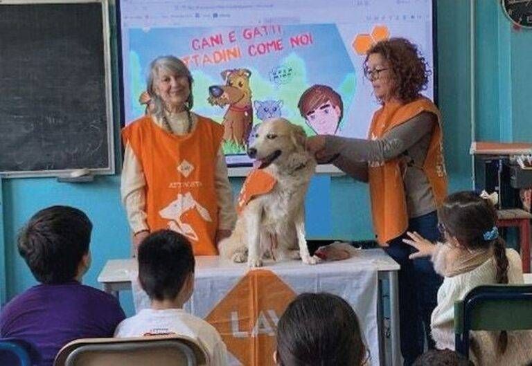 Garbagnate professoressa quattro zampe
