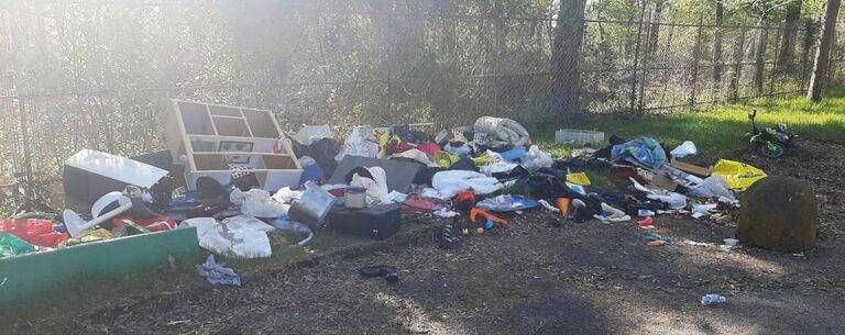 Garbagnate rifiuti scaricati verde