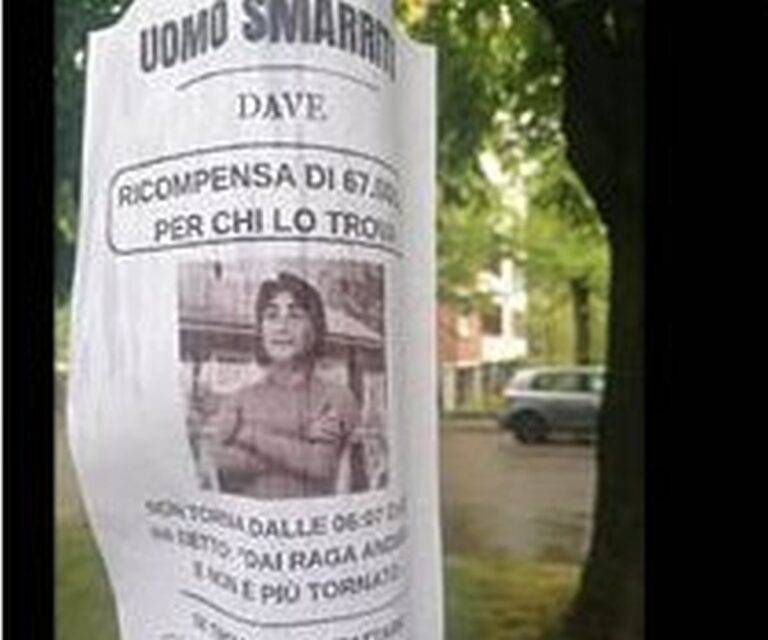 Uomo smarrito Bollate TikTok