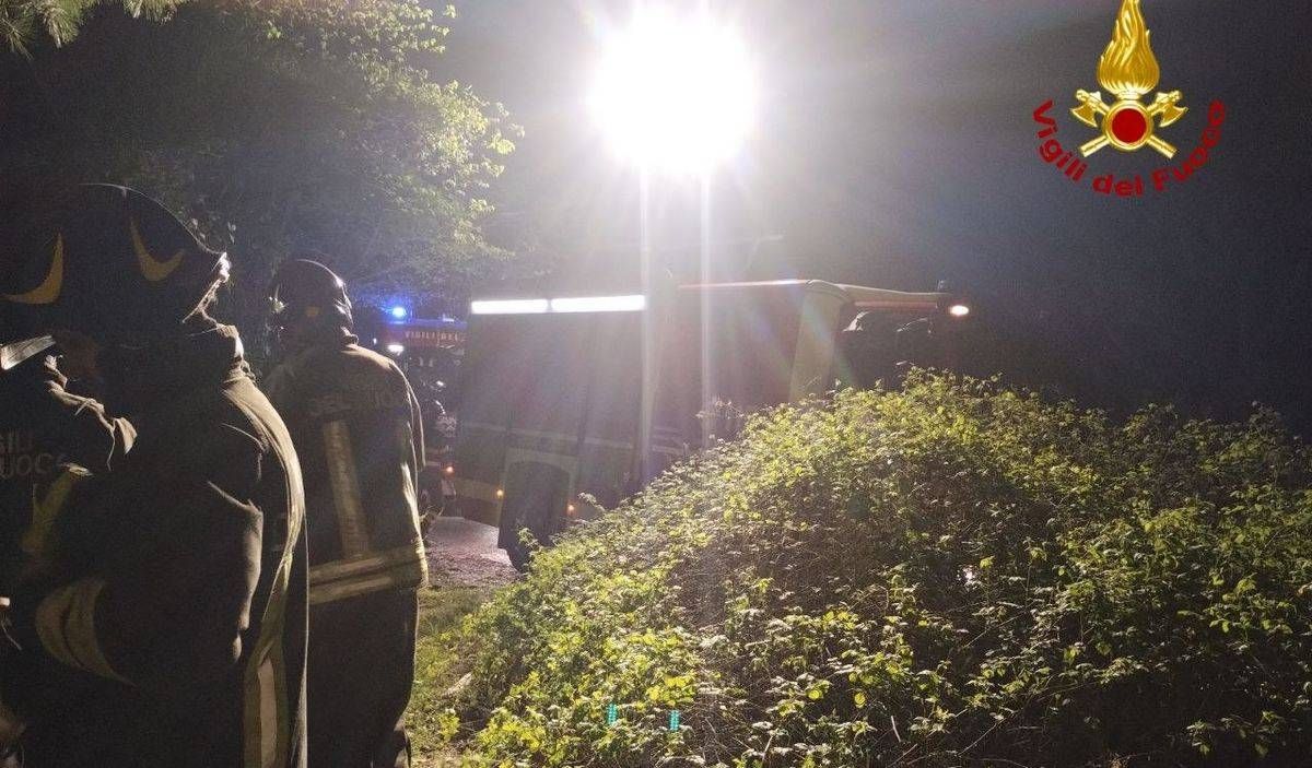 incendio bosco parco groane