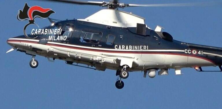 L’elicottero di ieri su Garbagnate? Operazione dei carabinieri contro il caporalato in un’azienda di Pero – VIDEO Elicottero Carabinieri