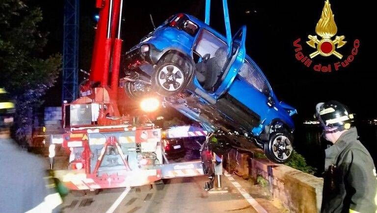 Frontale con auto nel lago e un morto, arrestato 29 enne di Solaro incidente morto lago solaro