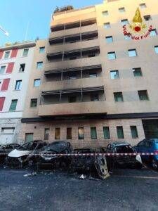 Milano incendio