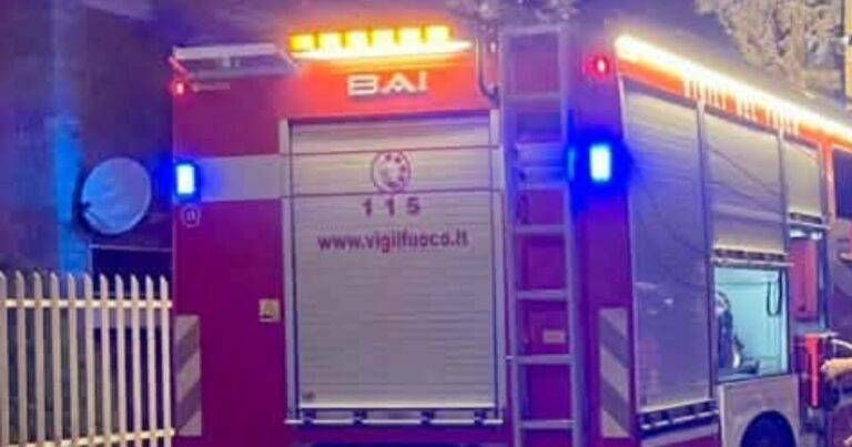 Rovellasca incendio