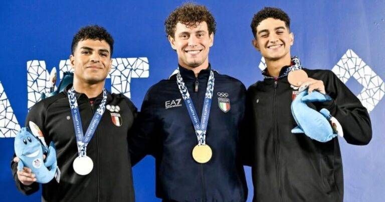Lorenzo Caronno medaglia