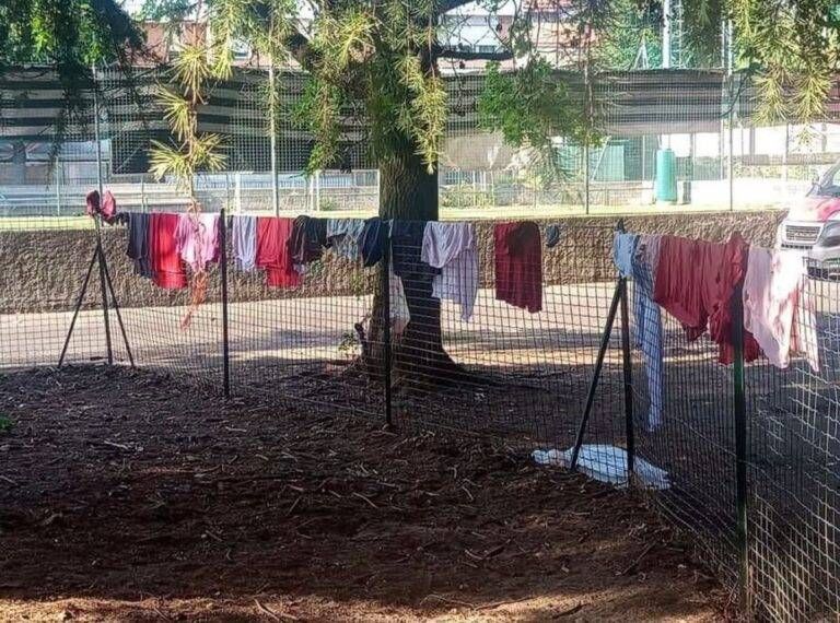 Senago panni stesi area cani