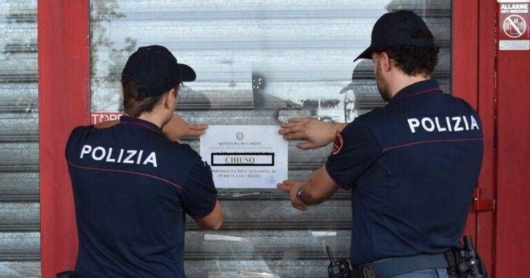 Busto Arsizio, bar chiuso per 7 giorni: risse, violenze e clienti ubriachi Busto bar chiuso