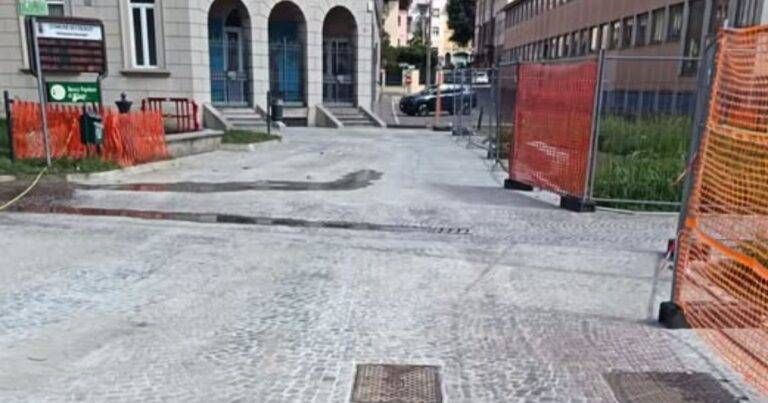 Cislago, riaperto il passaggio pedonale in piazza Toti Cislago passaggio pedonale piazza toti